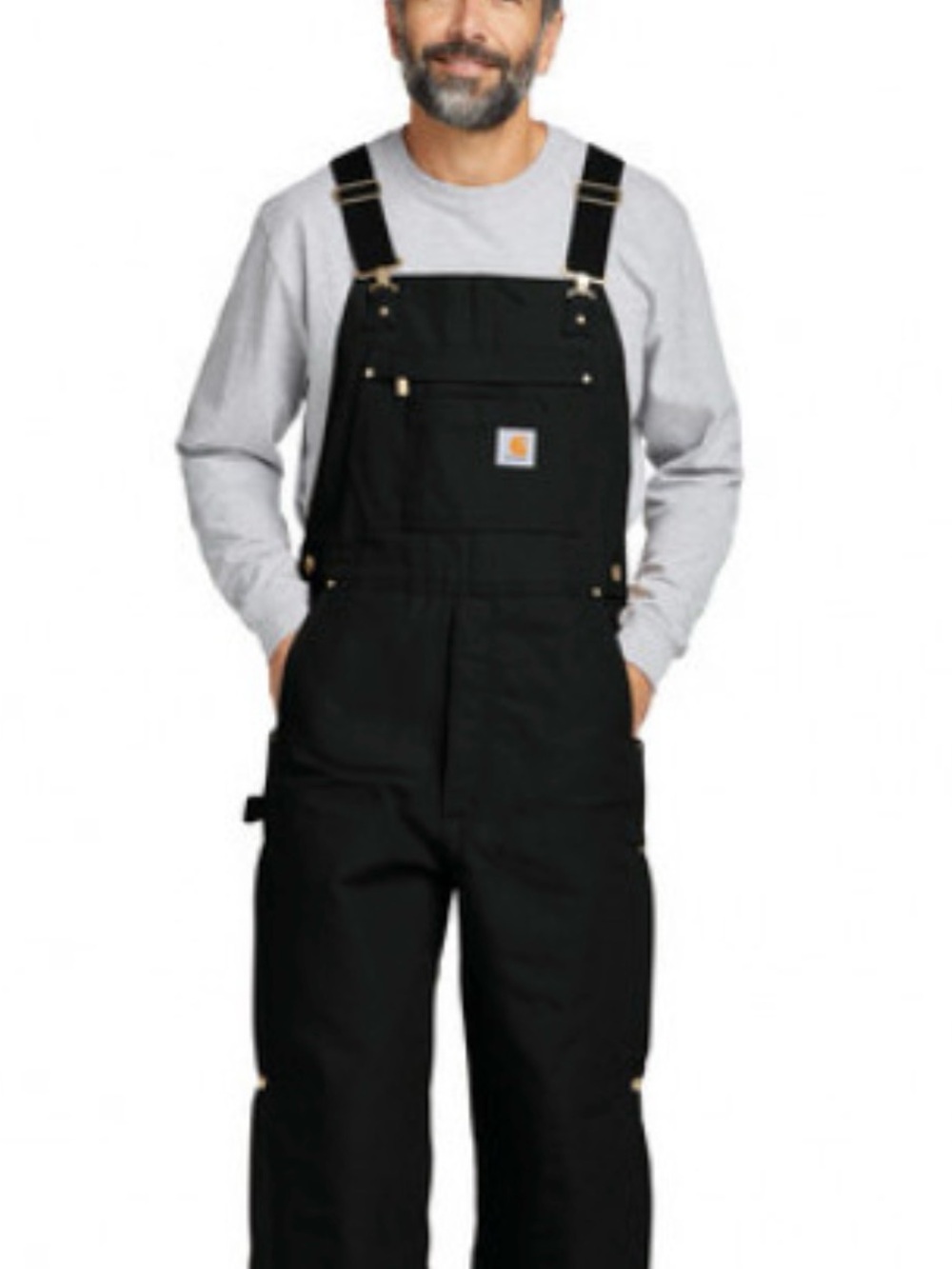 Carhartt navy blue Duck Bib Overalls